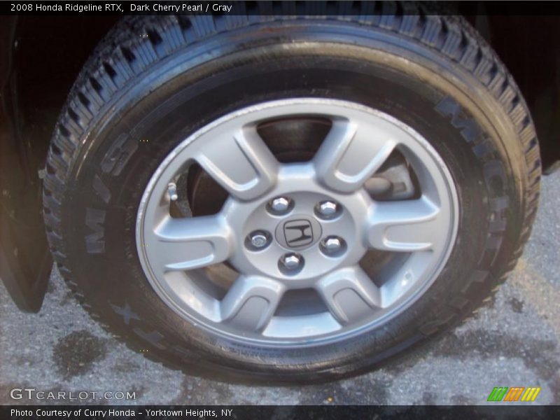 Dark Cherry Pearl / Gray 2008 Honda Ridgeline RTX