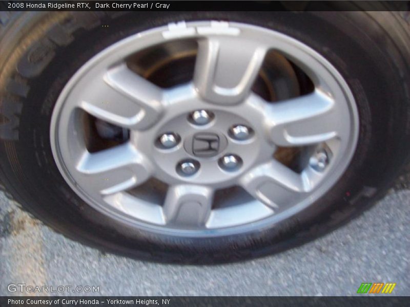 Dark Cherry Pearl / Gray 2008 Honda Ridgeline RTX