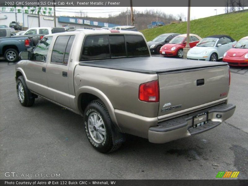  2002 Sonoma SLS Crew Cab 4x4 Pewter Metallic