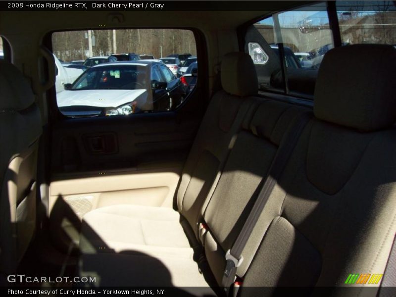 Dark Cherry Pearl / Gray 2008 Honda Ridgeline RTX