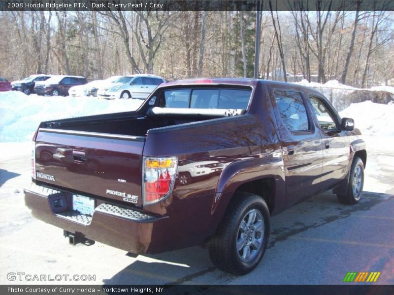Dark Cherry Pearl / Gray 2008 Honda Ridgeline RTX