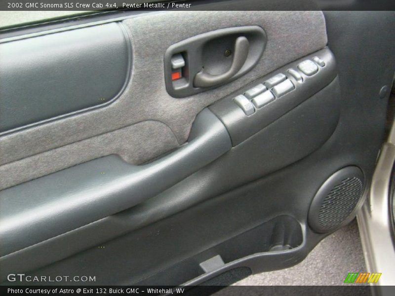Pewter Metallic / Pewter 2002 GMC Sonoma SLS Crew Cab 4x4