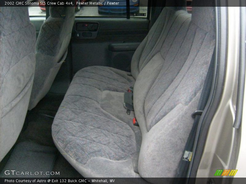 Pewter Metallic / Pewter 2002 GMC Sonoma SLS Crew Cab 4x4