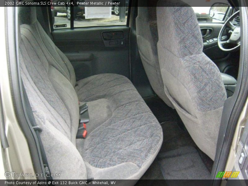 Pewter Metallic / Pewter 2002 GMC Sonoma SLS Crew Cab 4x4