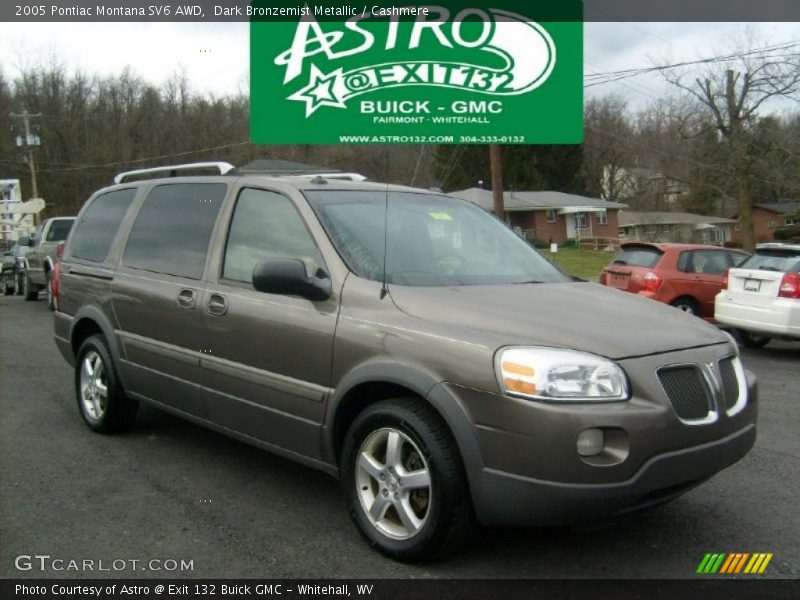 Dark Bronzemist Metallic / Cashmere 2005 Pontiac Montana SV6 AWD