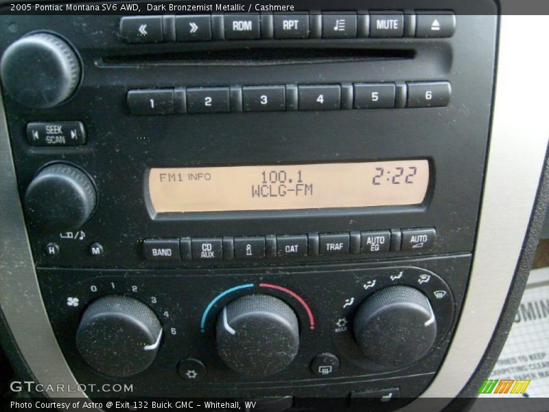 Controls of 2005 Montana SV6 AWD