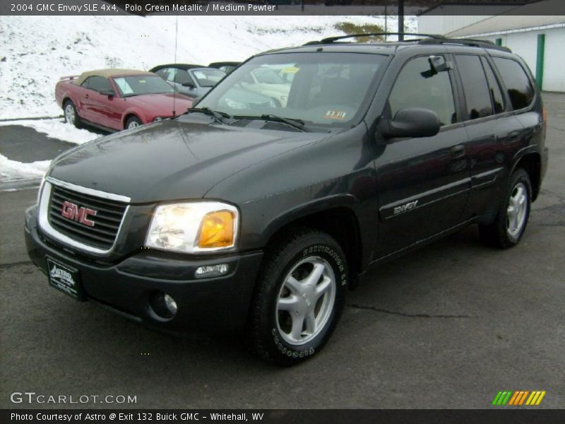 Polo Green Metallic / Medium Pewter 2004 GMC Envoy SLE 4x4