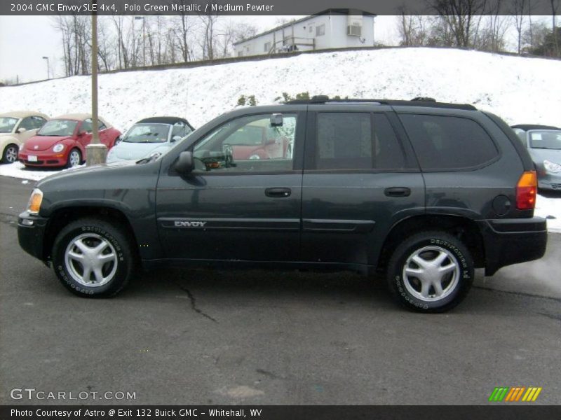 Polo Green Metallic / Medium Pewter 2004 GMC Envoy SLE 4x4