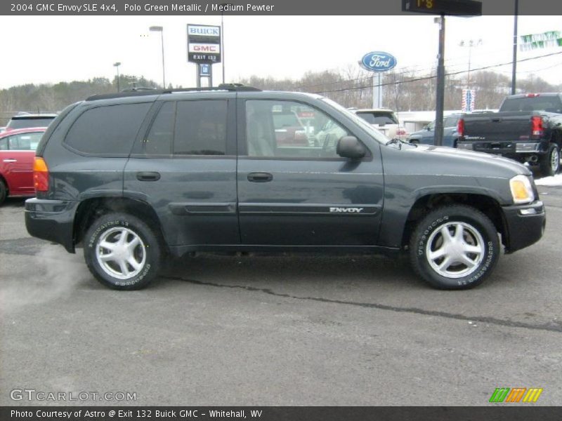 Polo Green Metallic / Medium Pewter 2004 GMC Envoy SLE 4x4