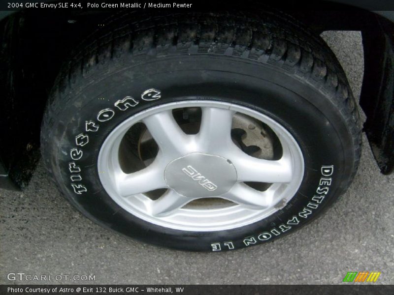 Polo Green Metallic / Medium Pewter 2004 GMC Envoy SLE 4x4