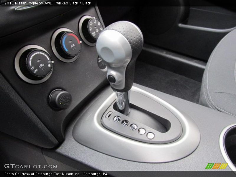  2011 Rogue SV AWD Xtronic CVT Automatic Shifter