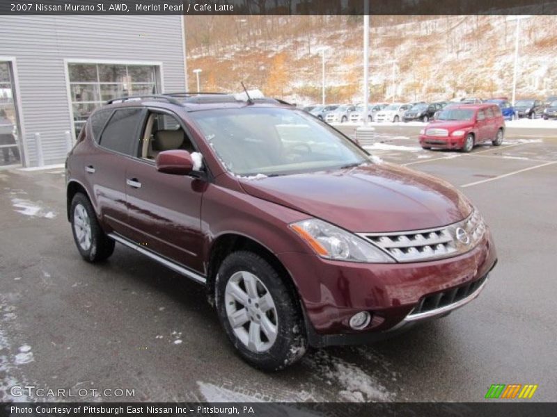 Merlot Pearl / Cafe Latte 2007 Nissan Murano SL AWD