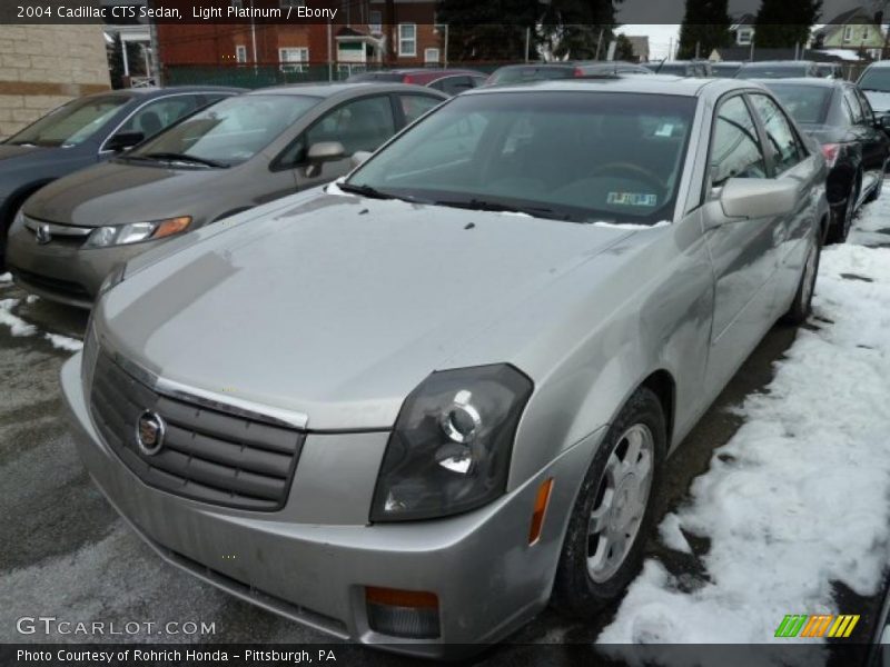 Light Platinum / Ebony 2004 Cadillac CTS Sedan