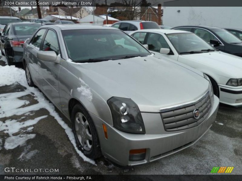 Light Platinum / Ebony 2004 Cadillac CTS Sedan