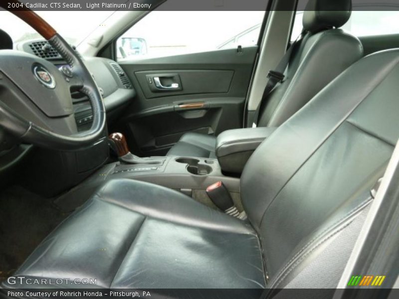 Light Platinum / Ebony 2004 Cadillac CTS Sedan