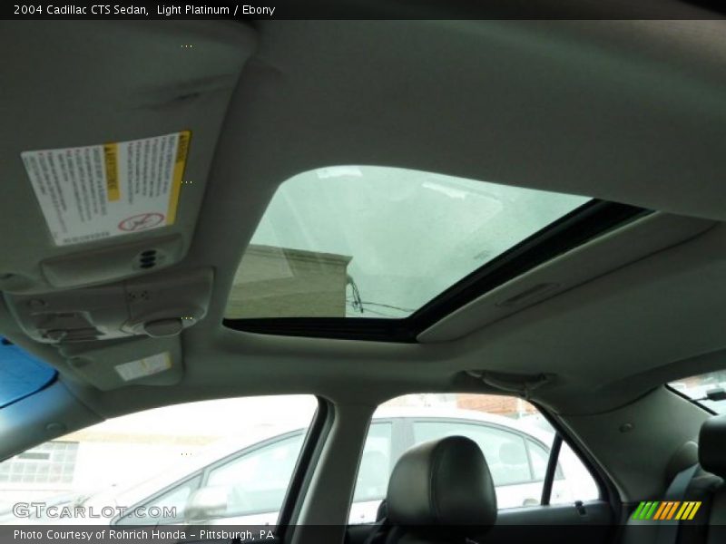 Light Platinum / Ebony 2004 Cadillac CTS Sedan