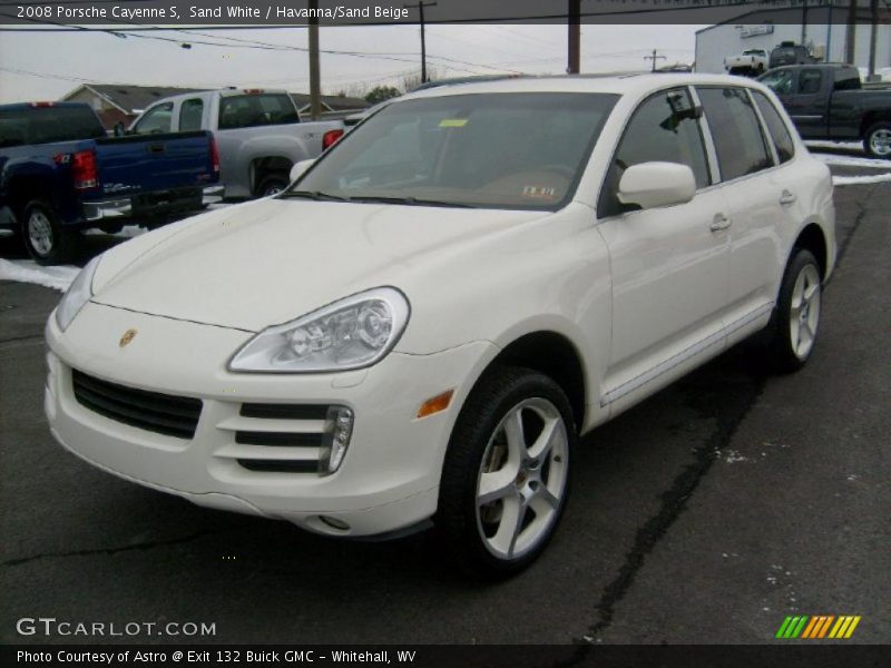 Sand White / Havanna/Sand Beige 2008 Porsche Cayenne S