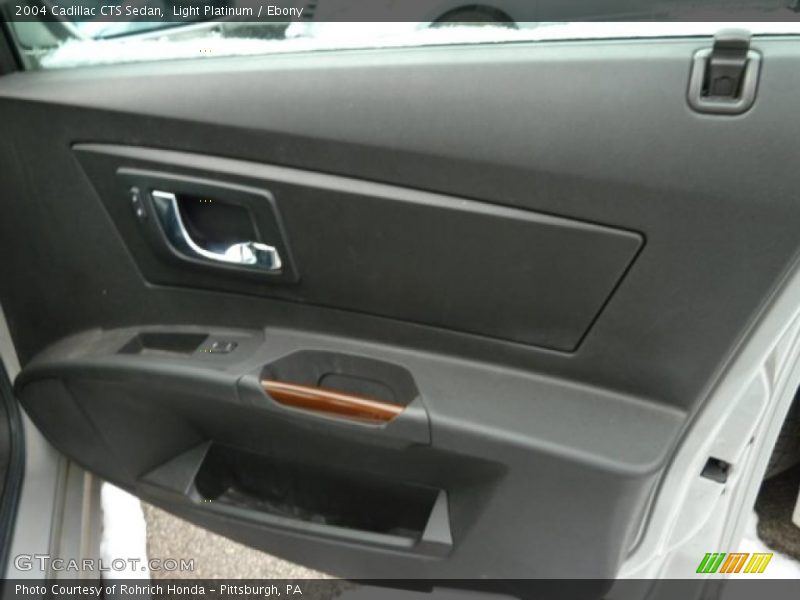Light Platinum / Ebony 2004 Cadillac CTS Sedan