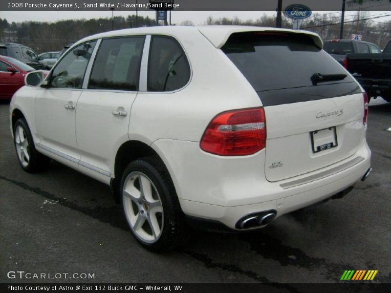 Sand White / Havanna/Sand Beige 2008 Porsche Cayenne S