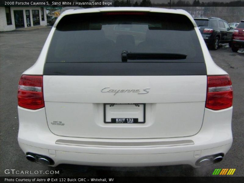 Sand White / Havanna/Sand Beige 2008 Porsche Cayenne S