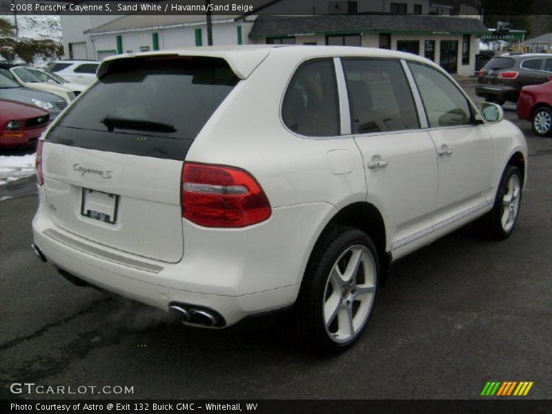 Sand White / Havanna/Sand Beige 2008 Porsche Cayenne S