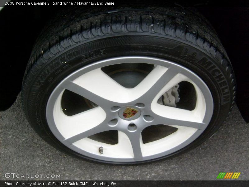 Sand White / Havanna/Sand Beige 2008 Porsche Cayenne S