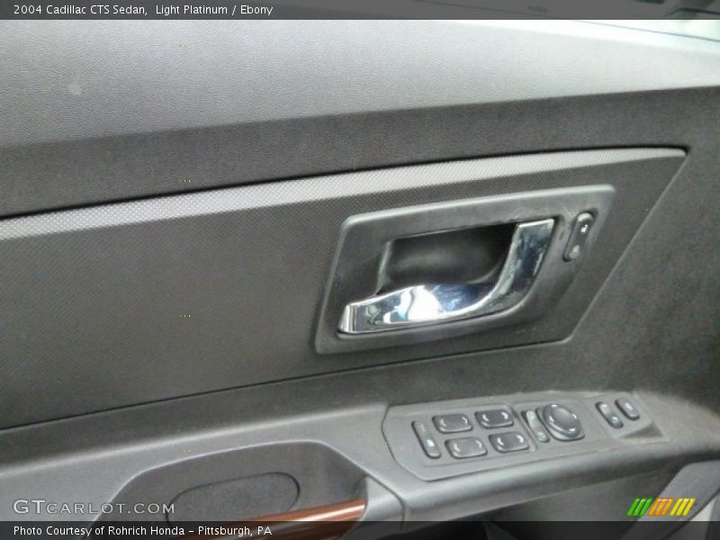 Light Platinum / Ebony 2004 Cadillac CTS Sedan