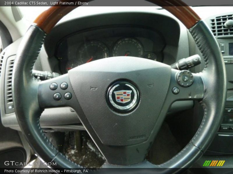 Light Platinum / Ebony 2004 Cadillac CTS Sedan
