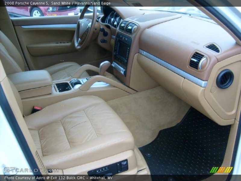 Sand White / Havanna/Sand Beige 2008 Porsche Cayenne S