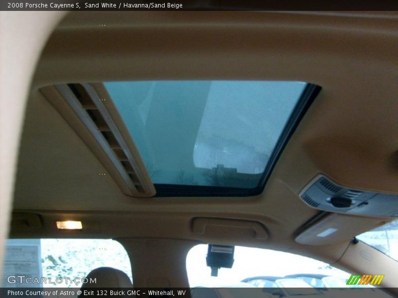 Sand White / Havanna/Sand Beige 2008 Porsche Cayenne S