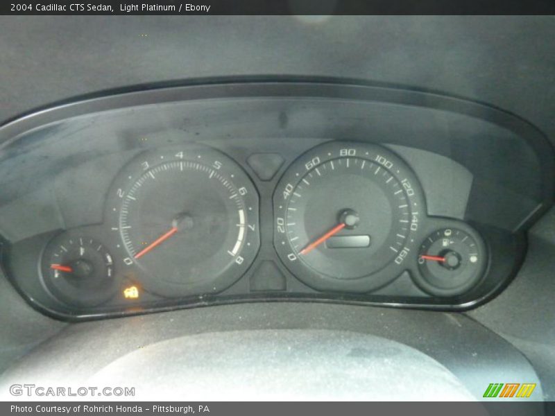 Light Platinum / Ebony 2004 Cadillac CTS Sedan