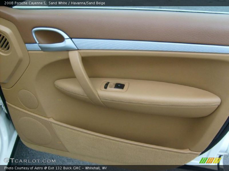 Sand White / Havanna/Sand Beige 2008 Porsche Cayenne S