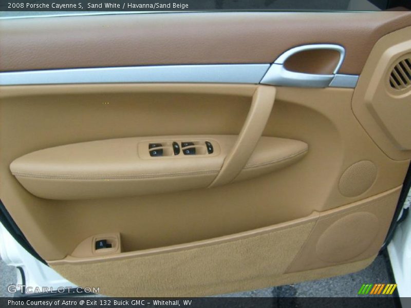 Sand White / Havanna/Sand Beige 2008 Porsche Cayenne S
