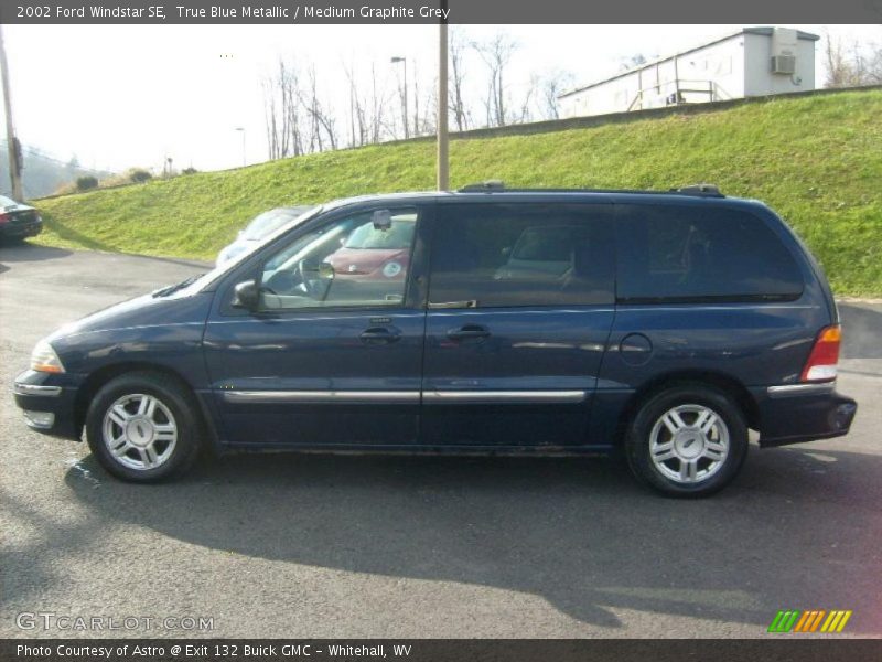True Blue Metallic / Medium Graphite Grey 2002 Ford Windstar SE