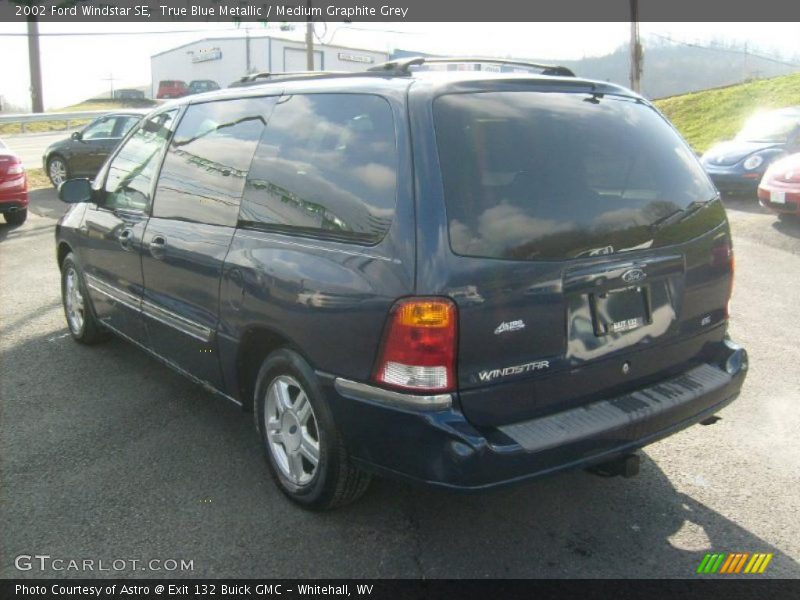 True Blue Metallic / Medium Graphite Grey 2002 Ford Windstar SE