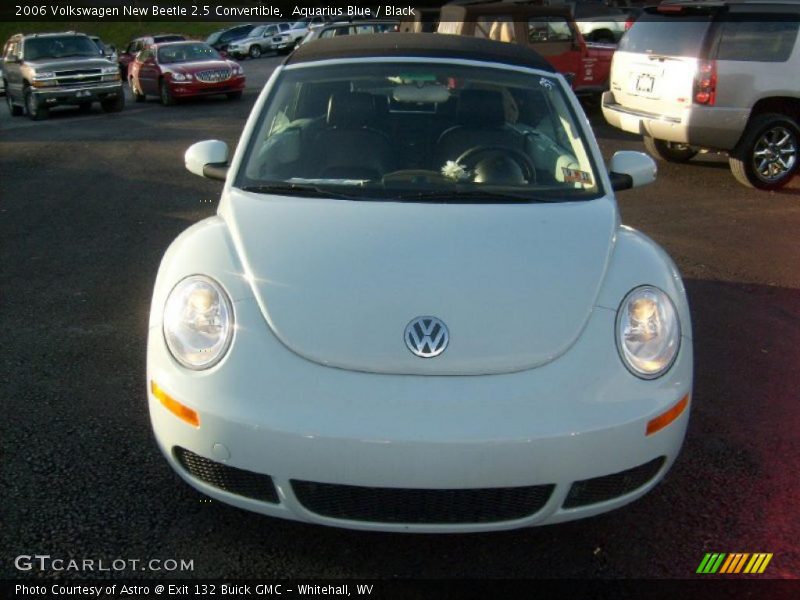 Aquarius Blue / Black 2006 Volkswagen New Beetle 2.5 Convertible