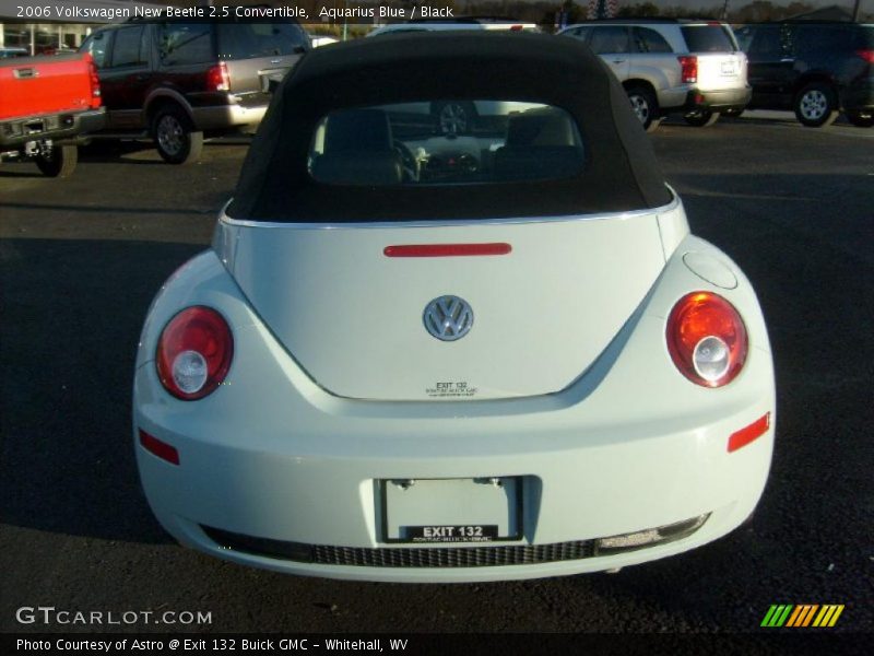 Aquarius Blue / Black 2006 Volkswagen New Beetle 2.5 Convertible