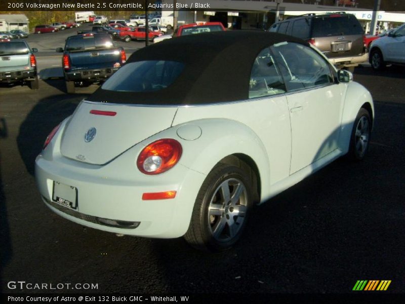 Aquarius Blue / Black 2006 Volkswagen New Beetle 2.5 Convertible
