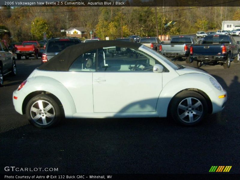 Aquarius Blue / Black 2006 Volkswagen New Beetle 2.5 Convertible
