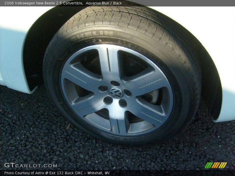 Aquarius Blue / Black 2006 Volkswagen New Beetle 2.5 Convertible