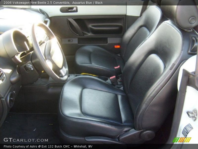 Aquarius Blue / Black 2006 Volkswagen New Beetle 2.5 Convertible