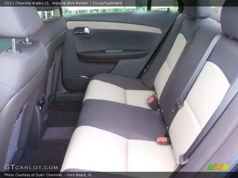 Imperial Blue Metallic / Cocoa/Cashmere 2011 Chevrolet Malibu LS