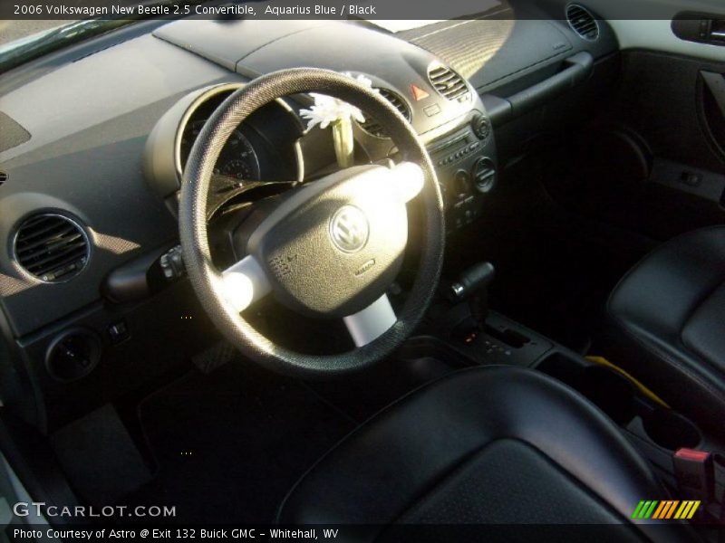 Aquarius Blue / Black 2006 Volkswagen New Beetle 2.5 Convertible