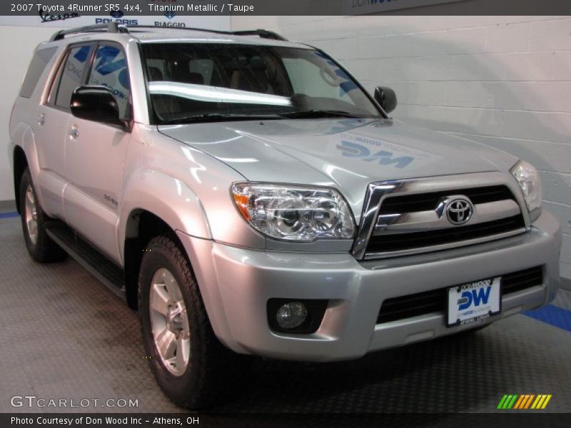 Titanium Metallic / Taupe 2007 Toyota 4Runner SR5 4x4