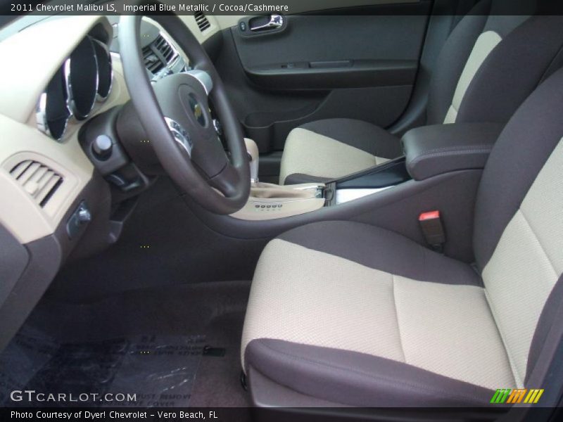 Imperial Blue Metallic / Cocoa/Cashmere 2011 Chevrolet Malibu LS