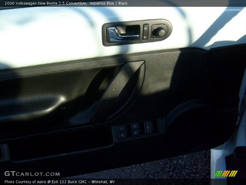 Aquarius Blue / Black 2006 Volkswagen New Beetle 2.5 Convertible