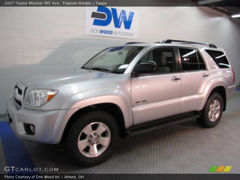 Titanium Metallic / Taupe 2007 Toyota 4Runner SR5 4x4