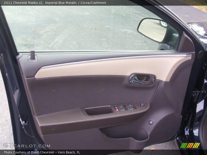 Imperial Blue Metallic / Cocoa/Cashmere 2011 Chevrolet Malibu LS