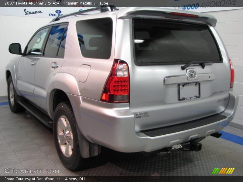 Titanium Metallic / Taupe 2007 Toyota 4Runner SR5 4x4