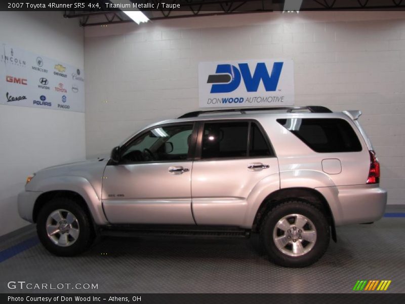 Titanium Metallic / Taupe 2007 Toyota 4Runner SR5 4x4